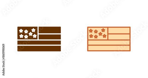 Star Spangled Banner Vector Icon