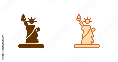 Statue of Liberty Vector Icon
