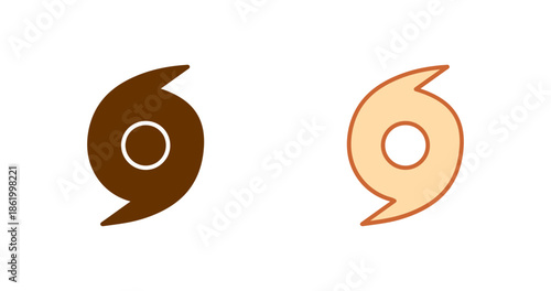 Hurricane Vector Icon