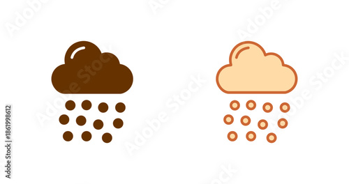 Hailstorm Vector Icon