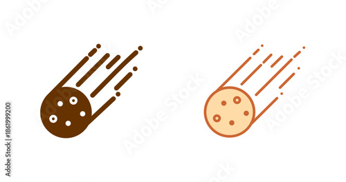 Asteroid Vector Icon