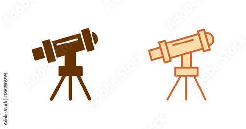 Telescope Vector Icon
