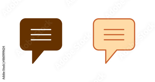 Comment Box Vector Icon
