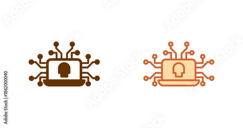 Cyber Threats Vector Icon