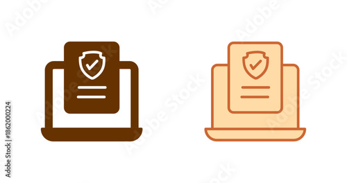 Cybersecurity Compliance Vector Icon