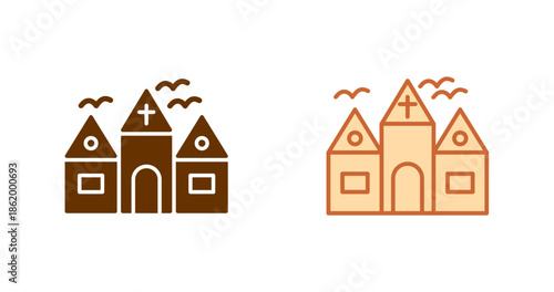 Haunted House Vector Icon