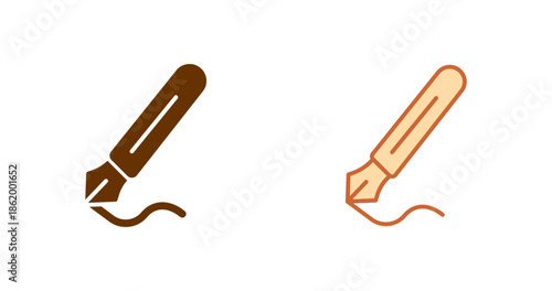 Fountain Pen Vector Icon