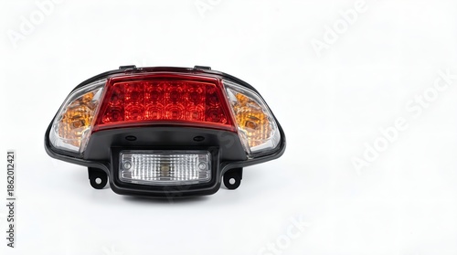 Close-up of a car tail light assembly