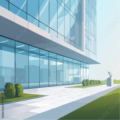 Corporate business office building - professional workplace