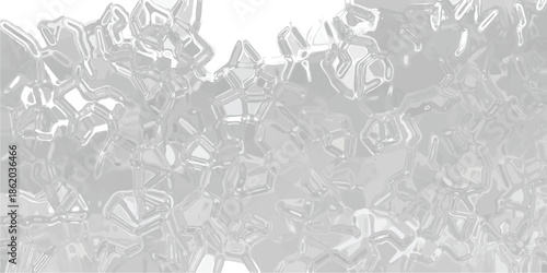 Abstract shimmering ice crystal texture with sharp geometric facets and bright white highlights creating a cool, crystalline background for winter themes and futuristic designs