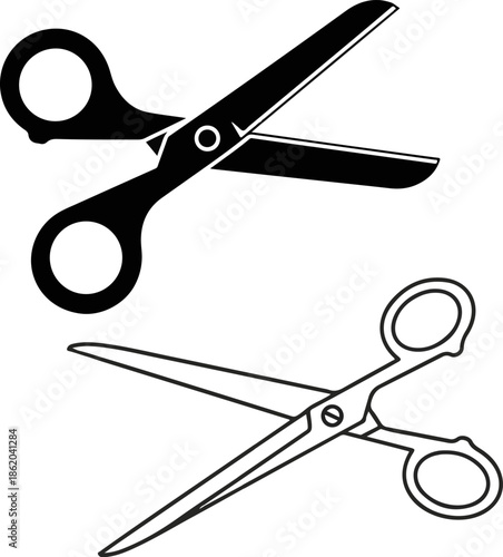 A pair of scissors