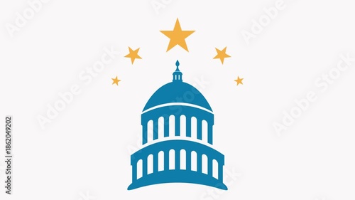 mosque   icon animation simple flat