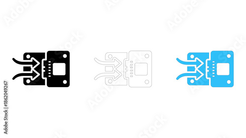A hot swap controller board icon representing safe component replacement without power shutdown