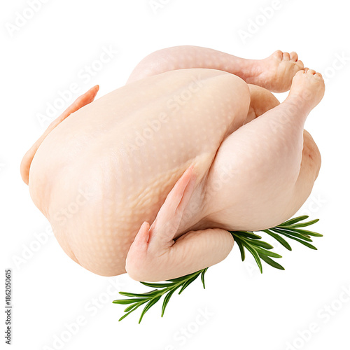 Wallpaper Mural Whole Raw Chicken with Fresh Rosemary Torontodigital.ca