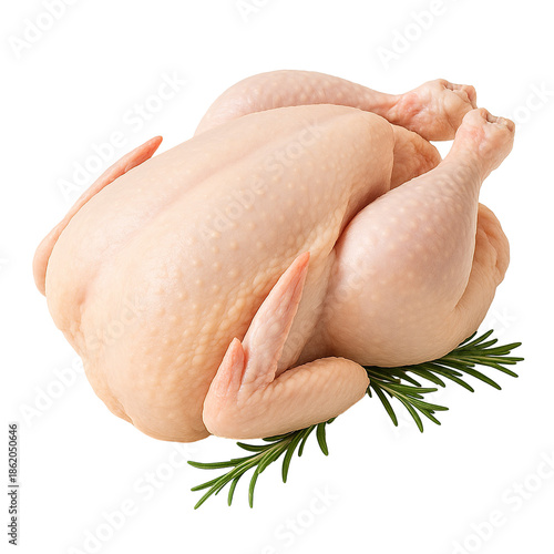 Wallpaper Mural Whole Raw Chicken with Fresh Rosemary Torontodigital.ca