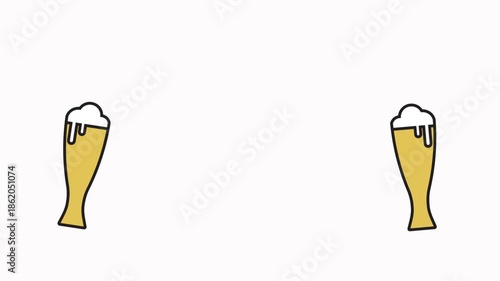 wine  icon animation simple flat