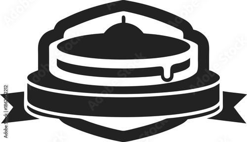 Stacked pancakes celebration design