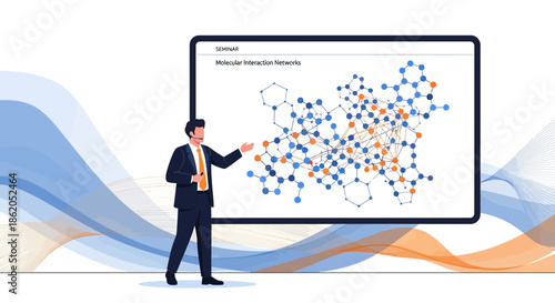 Presentation on Molecular Interactions, Data Analysis, and Scientific Discoveries