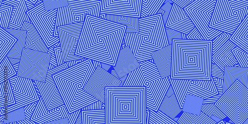 Blue Geometric Squares Pattern Background abstract
