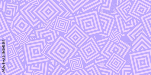 Pastel Purple Square Geometric Pattern abstract background