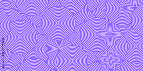 Purple Concentric Circles Pattern Background abstract