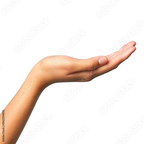 Wallpaper Mural Open Palm Hand Gesture from Side View Torontodigital.ca