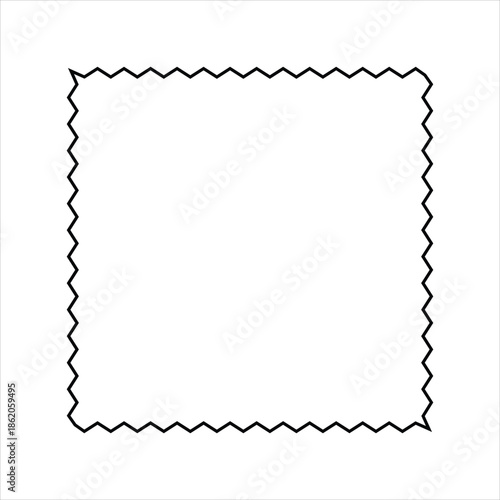 Set of blank vintage vector frames with antique paper texture and grunge postage stamp borders for old mail letter card design