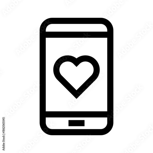 Phone Valentine Icon