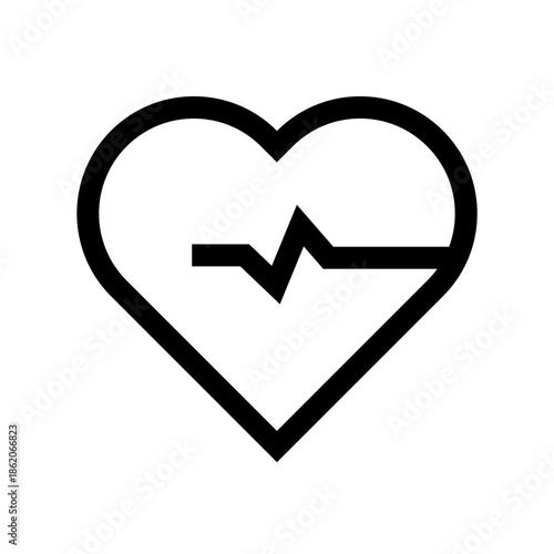 Heartbeat Love Icon