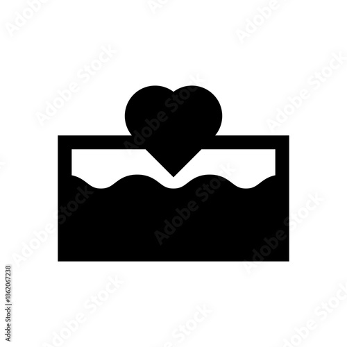 Heart Cake Icon