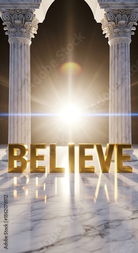 Believe - A Beacon of Hope and Faith in a World of Uncertainty.