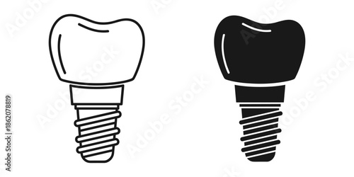 Dental Implant Illustration - Tooth Replacement