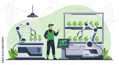 Automated agriculture: Exploring the future of farming with robotic precision technology innovation