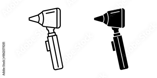 Medical Otoscope Vector Illustration