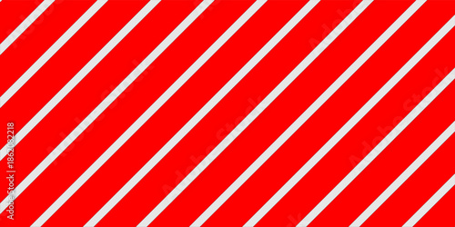 Red stripes on white background. Striped diagonal pattern background Christmas or winter theme Geometric pattern