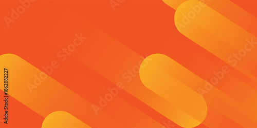 Abstract orange background with diagonal lines. Dynamic shapes composition. vector geometric eps10
