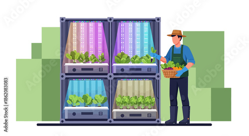 Cultivating the future: vertical farming with hydroponics for sustainable agriculture initiatives