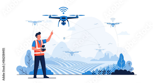 Drone technology empowering agriculture with precision farming and aerial surveillance of fields