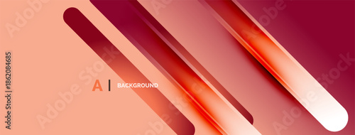 Abstract gradients create dynamic layers. Warm colors dominate composition, suggesting modern design elements. Smooth transitions define visual flow.