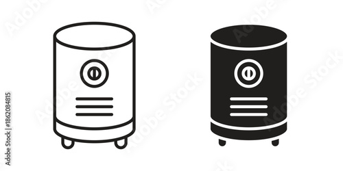 Air purifier icons in trendy flat style. symbol for your web site design, app, UI Vector EPS 10.