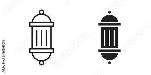 Arabic Lamp icons in trendy flat style. symbol for your web site design, app, UI Vector EPS 10.