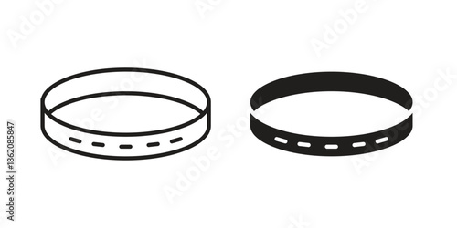 Bracelet icons in trendy flat style. symbol for your web site design, app, UI Vector EPS 10.