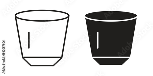 Coffee capsule icons in trendy flat style. symbol for your web site design, app, UI Vector EPS 10.