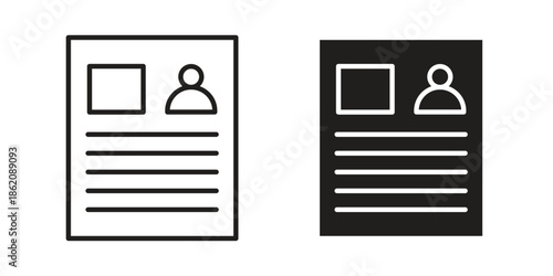 Criminal record icons in trendy flat style. symbol for your web site design, app, UI Vector EPS 10.