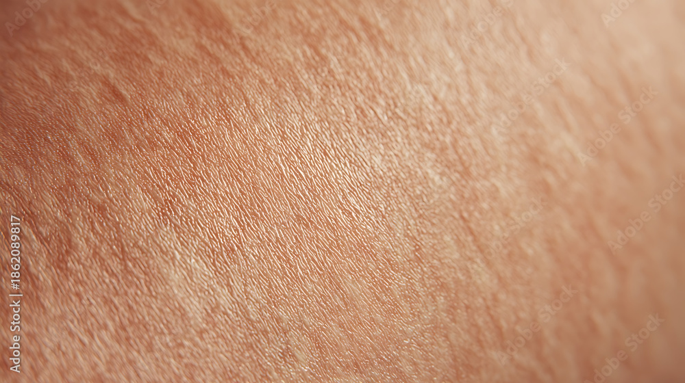 Fototapeta premium Close-up Macro View of Human Skin Texture 98f1 smooth