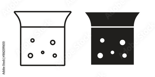 Hard Water icons in trendy flat style. symbol for your web site design, app, UI Vector EPS 10.