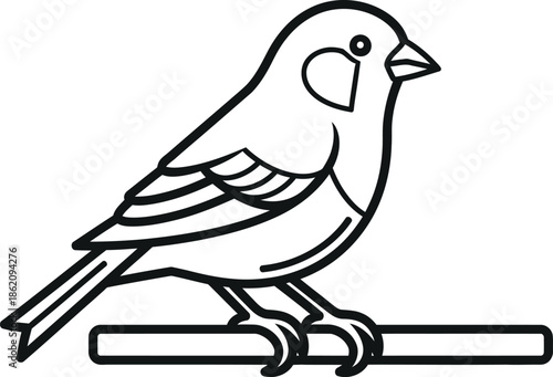  Vector Stylized bird icon