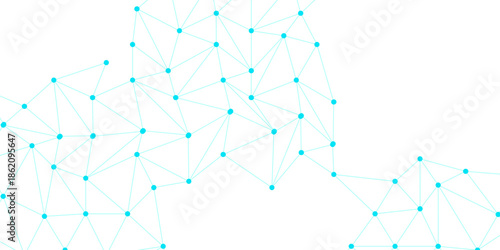 Abstract of simple line triangle pattern geometric background. Network geometry background. Digital data visualization Network geometry background. World globe blockchain technology background connect