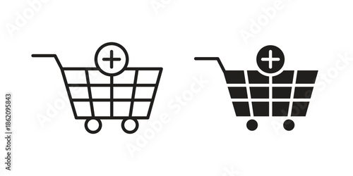 Procurement icons in trendy flat style. symbol for your web site design, app, UI Vector EPS 10.