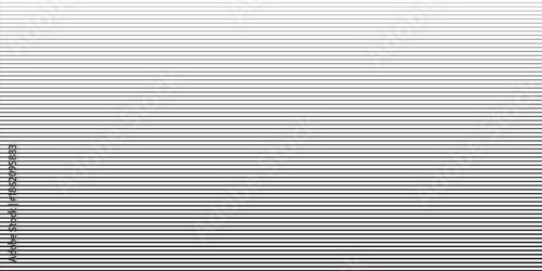 Line halftone gradation texture. Fading horizontal stripe gradient background. Repeating pattern backdrop. Black parallel thin to thick lines backdrop for overlay, print, cover, graphic design.art
